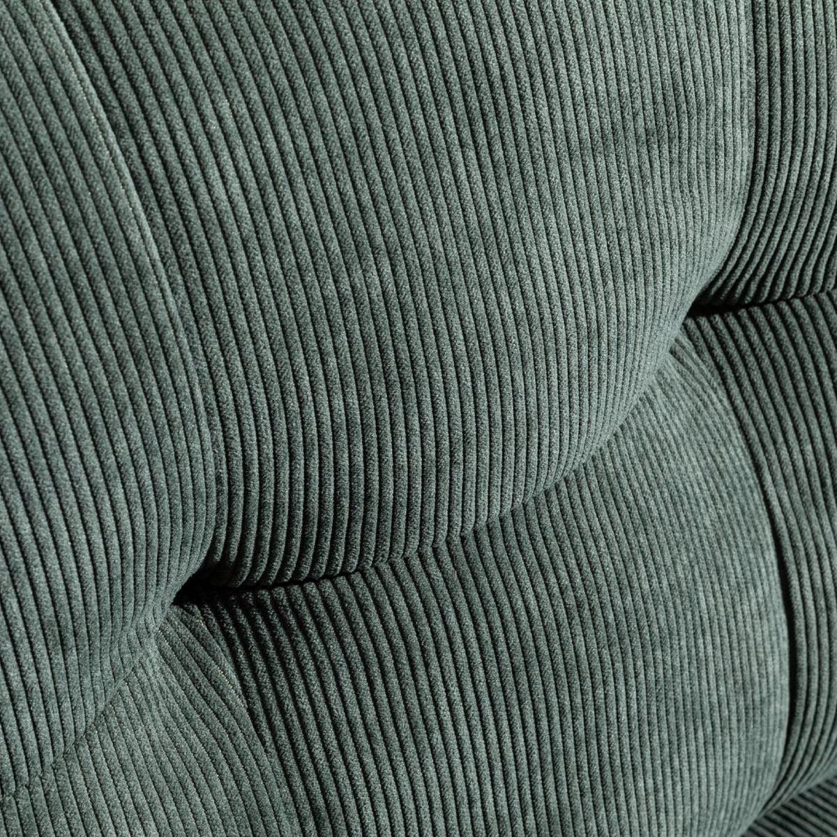 Wohnlandschaft Lillehammer In Grün/schwarz - Schwarz/Grün, Modern, Holz/Textil (217/80/149cm) - Based