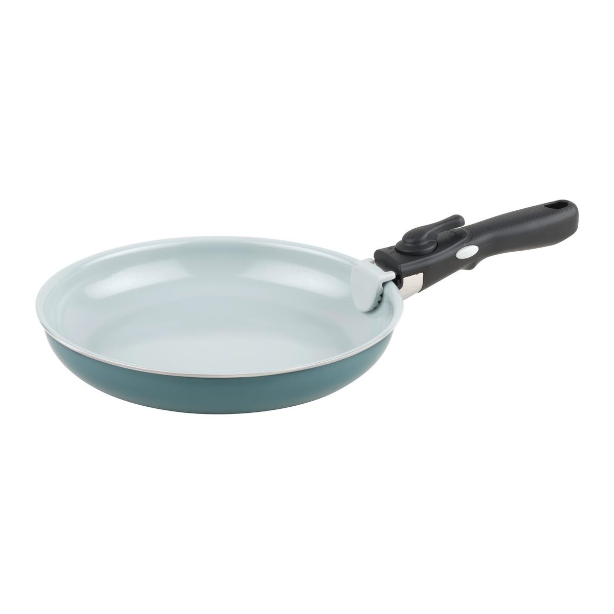 Tigaie pentru prăjit Click&Cook, cca. 24cm - verde, Konventionell, metal (24/4,5cm) - Mömax