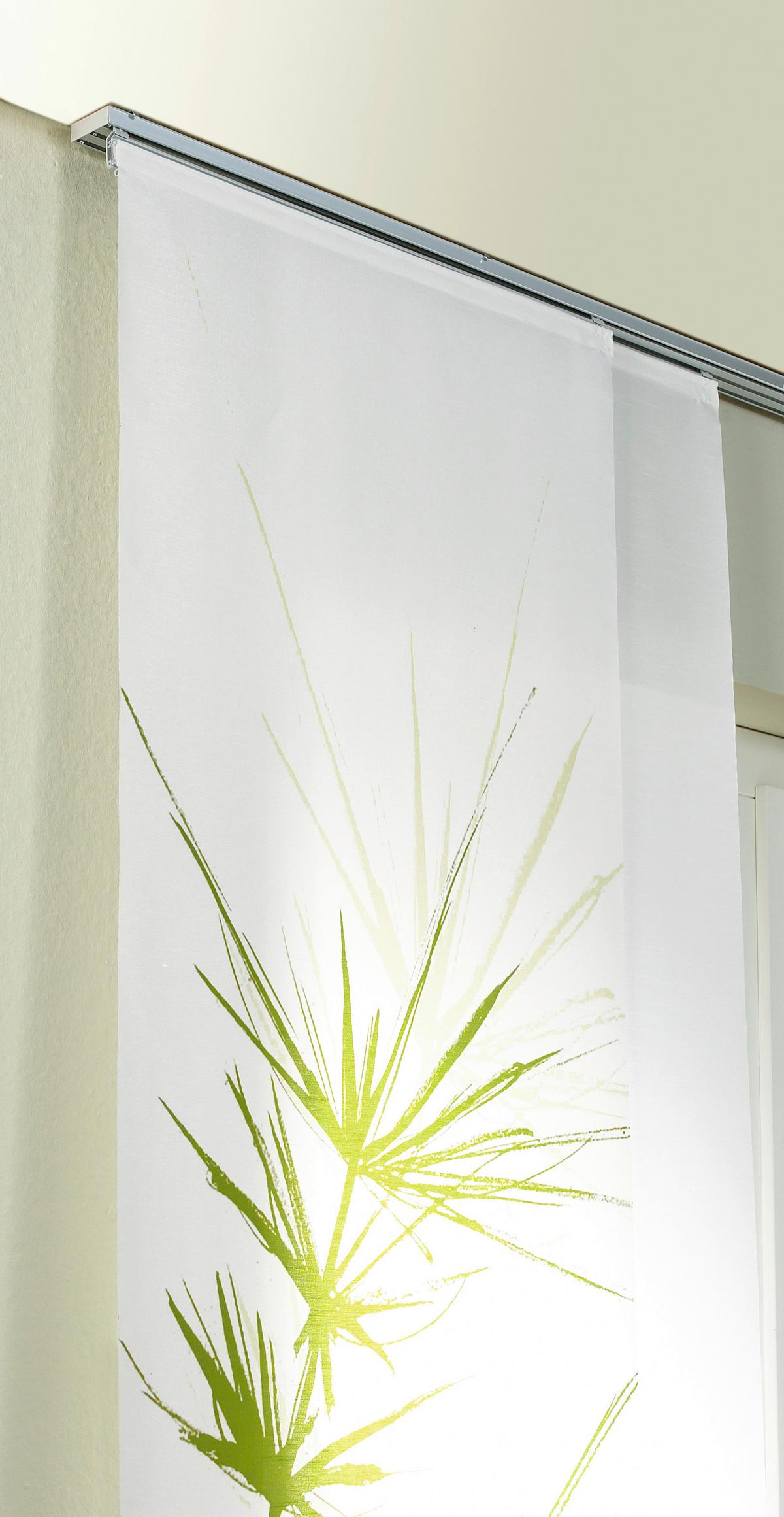 SZYNA DO ZASŁON PANELOWYCH 90000-005 3-CZĘŚCIOWY  ZESTAW - biały, Design, metal (160cm) - Homeware