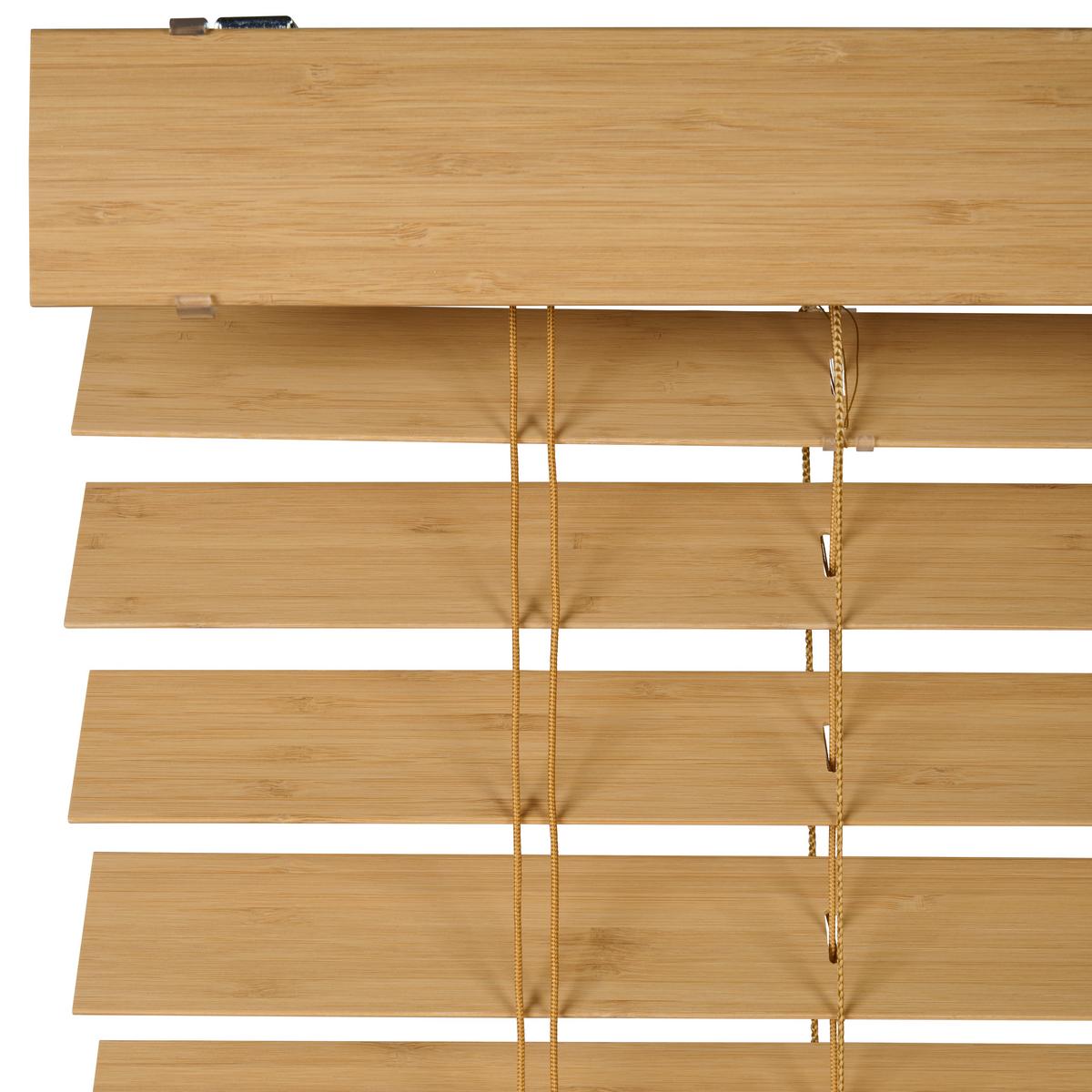 Jalousie Venetian Natur ca. 60x130cm - Naturfarben, Natur, Holz (105/130cm)