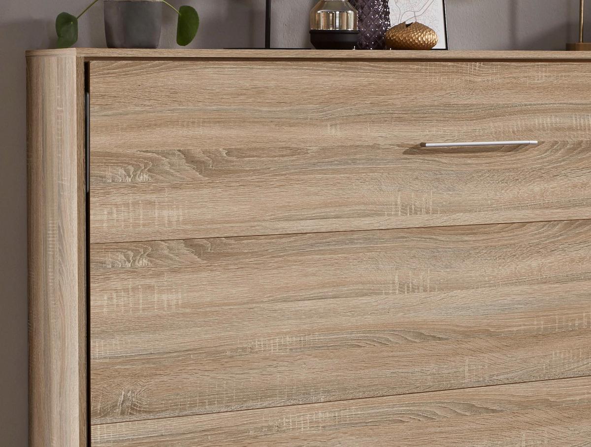 Klappbett Juist ca. 120x200 cm Eiche - Eichefarben, KONVENTIONELL, Holz/Holzwerkstoff (120/200cm) - MID.YOU