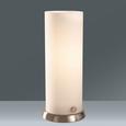 Asztali Lámpa Opálos Üvegbúra - nikkel színű/fehér, üveg/fém (9/20cm) - MÖMAX modern living