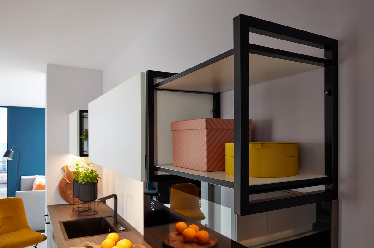 Einbauküche Artwood/Manhattan in Weiß / Nussbaumfarben - Nussbaumfarben/Weiß, MODERN, Holzwerkstoff - Nolte Küchen