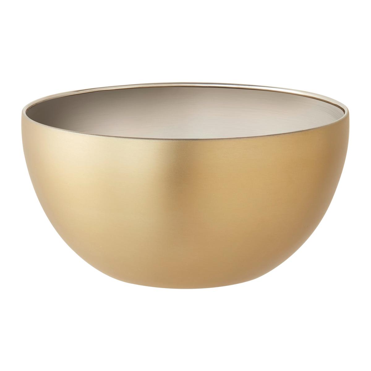 Schüssel Golden Autumn Goldfarben ca. 3L - Goldfarben, ROMANTIK / LANDHAUS, Metall (20,4/11cm) - Mömax