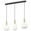 HÄNGLAMPA SCHER - vit/svart, Modern, metall/glas (84/20.5/120cm) - Mömax