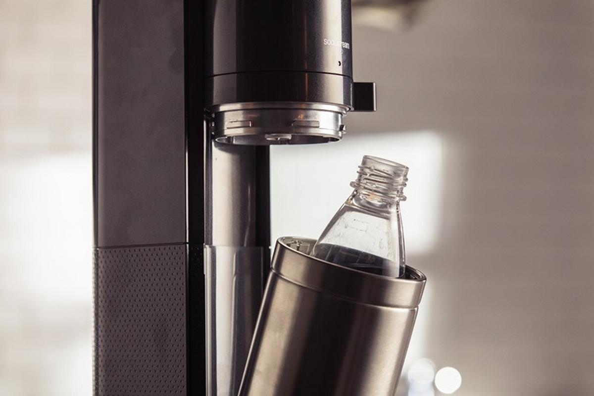 SATURATOR DUO TITAN - antracytowy, Basics, tworzywo sztuczne/metal (15.8/44/31cm) - SodaStream