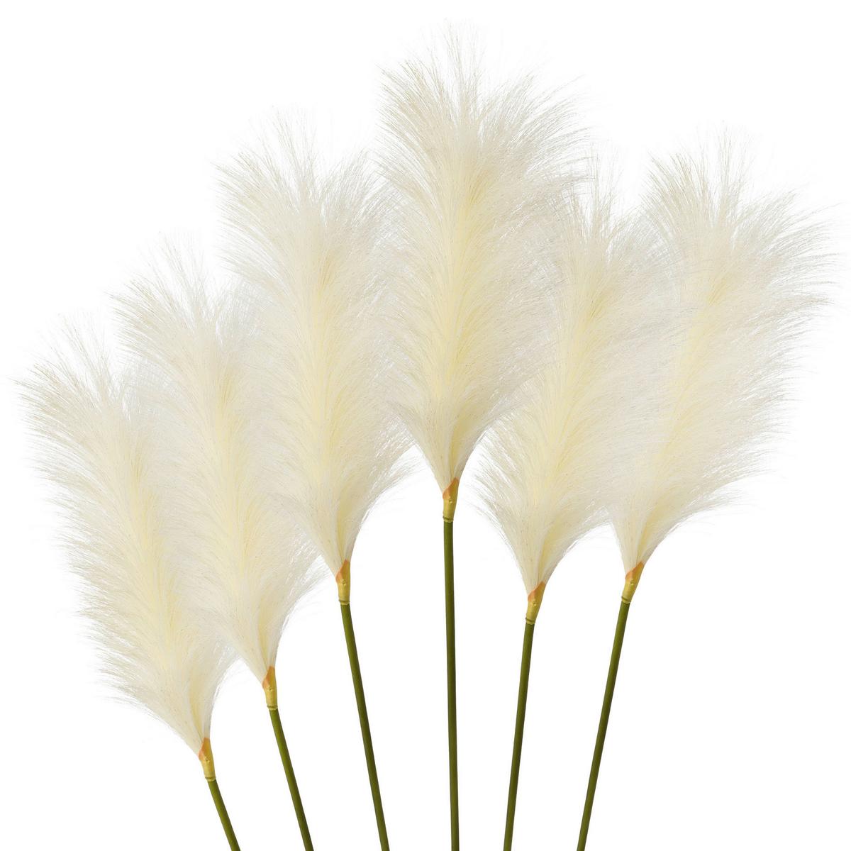 Kunstpflanze Grün ca. 100cm - Weiß/Grün, Basics, Kunststoff (100cm) - P & B