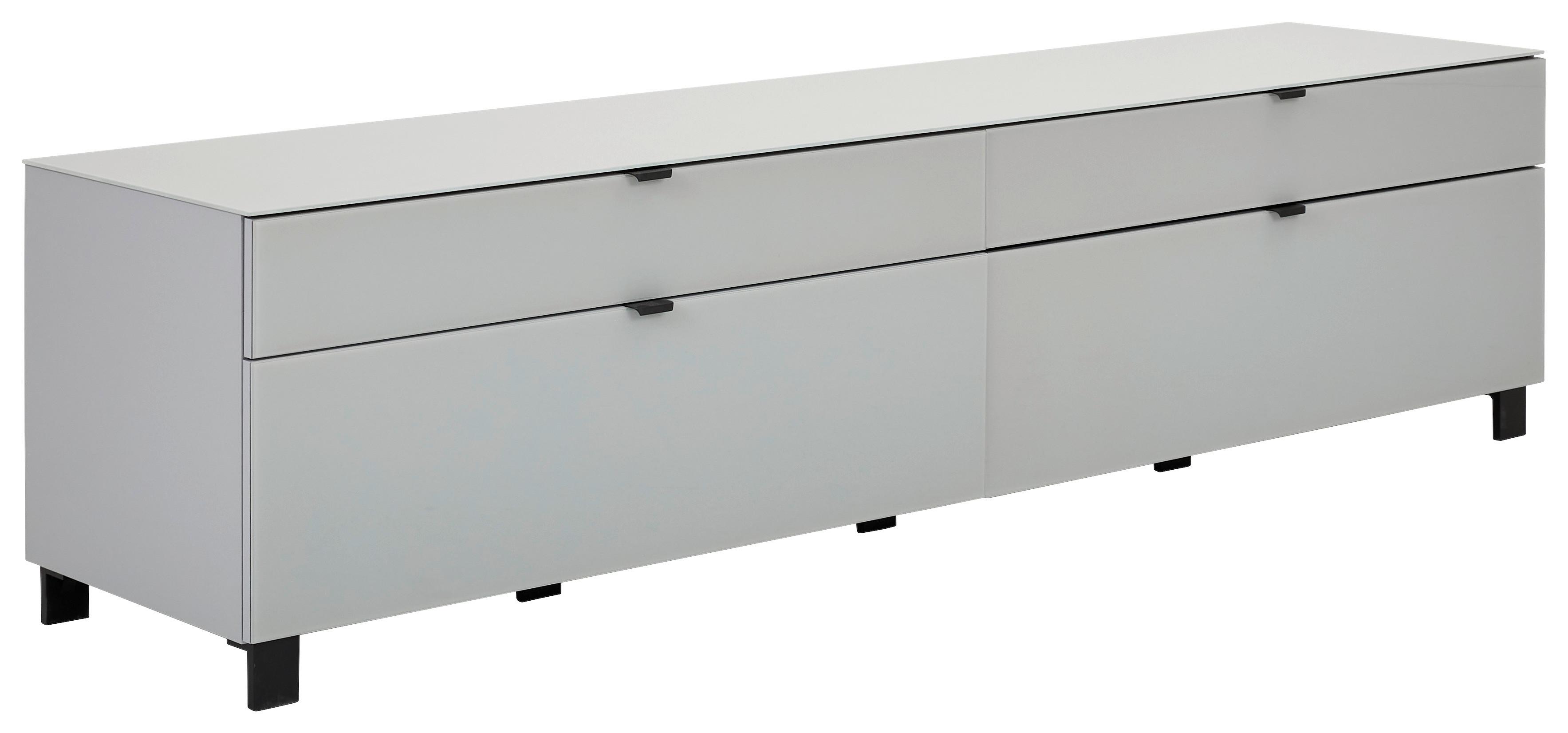 Tv Omarica Poole, Svetlo Siva - siva/črna, Design, kovina/umetna masa (219,9/57/52,5cm) - Hom`in
