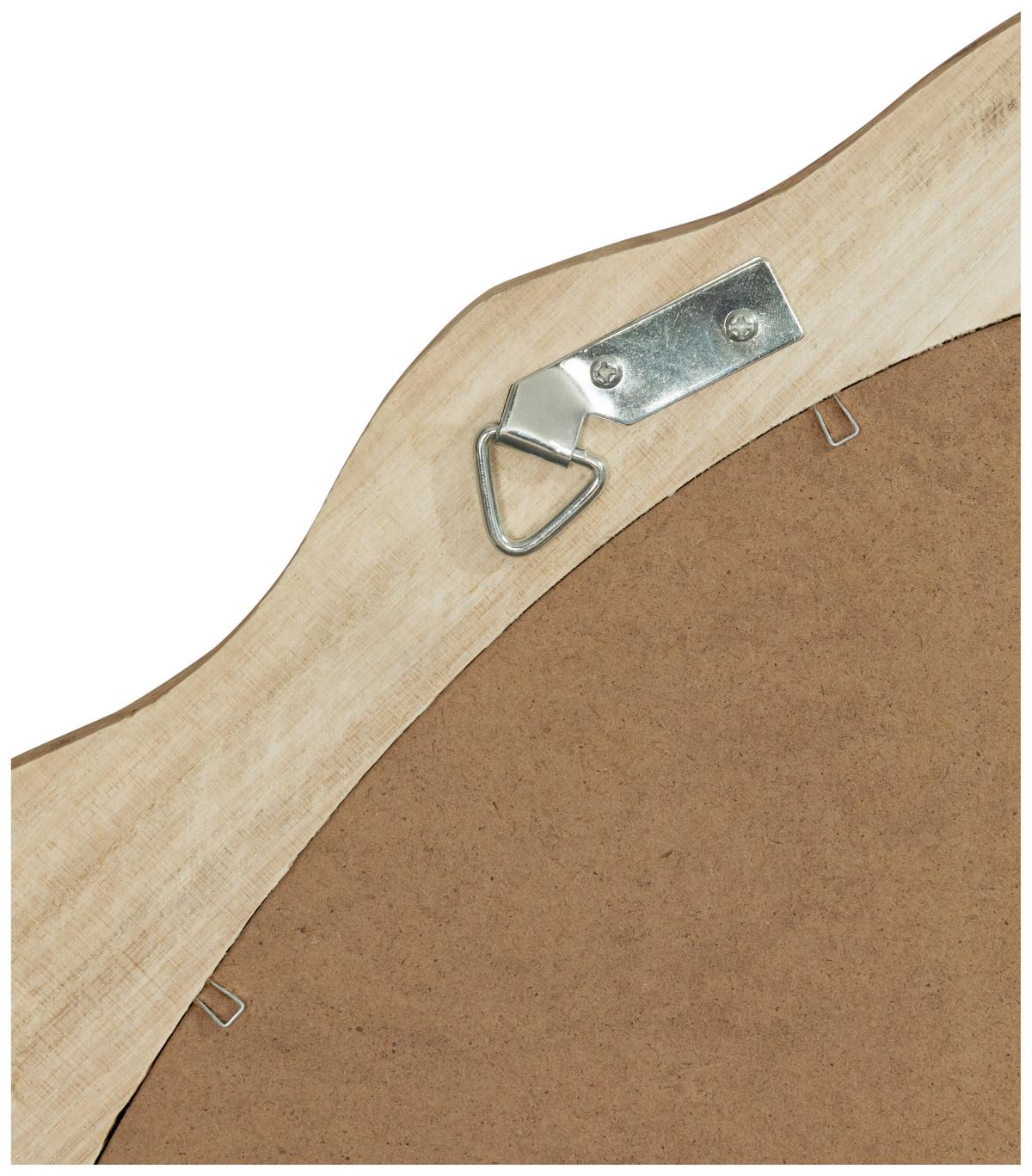 Stensko Ogledalo Joline -Exklusive/sb- - naravne barve, Trendi, steklo/les (61/86/3cm) - Mömax