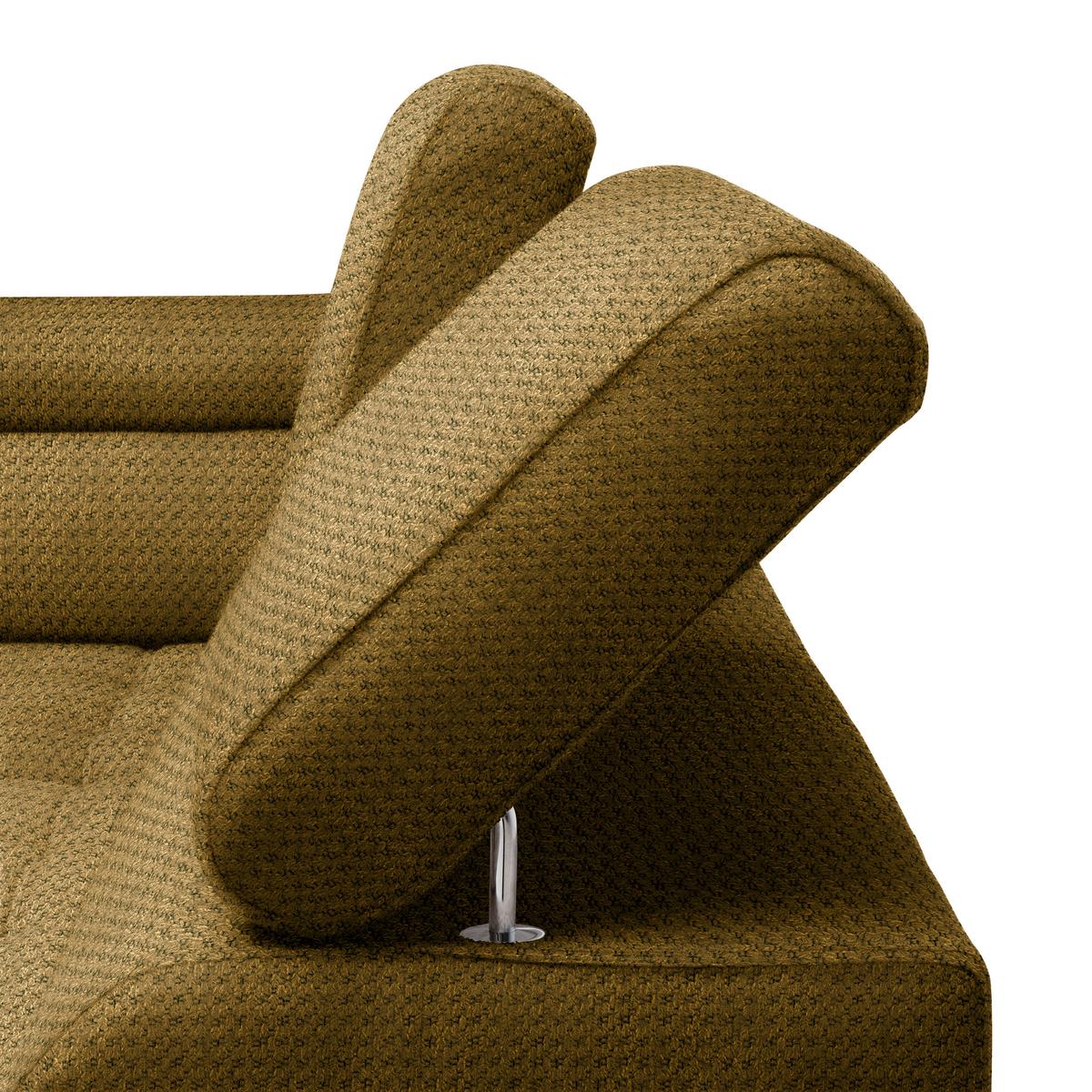 Kutna Garnitura Gremio - boje senfa/crna, Moderno, tekstil/plastika (206/283cm) - Modern Living