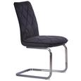 Schwingstuhl Grau - Edelstahlfarben/Grau, MODERN, Textil/Metall (61/89,5/49cm) - Premium Living Schwingstuhl Grau - Edelstahlfarben/Grau, MODERN, Textil/Metall (61/89,5/49cm) - Premium Living