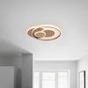 LEDPLAFONDLAMP MARLIN - Cappuccino, Modern, Kunststof/Metaal (50/42/5,5cm) - Mömax