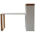 Schreibtisch Weiß - Weiß, LIFESTYLE, Holzwerkstoff (140/114/63,8cm) - Premium Living Schreibtisch Weiß - Weiß, LIFESTYLE, Holzwerkstoff (140/114/63,8cm) - Premium Living
