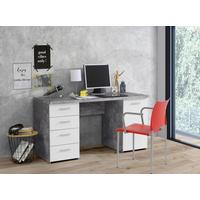 Pisalna Miza Net 106, Siva, Bela - Moderno (145/76/60cm) - Mömax
