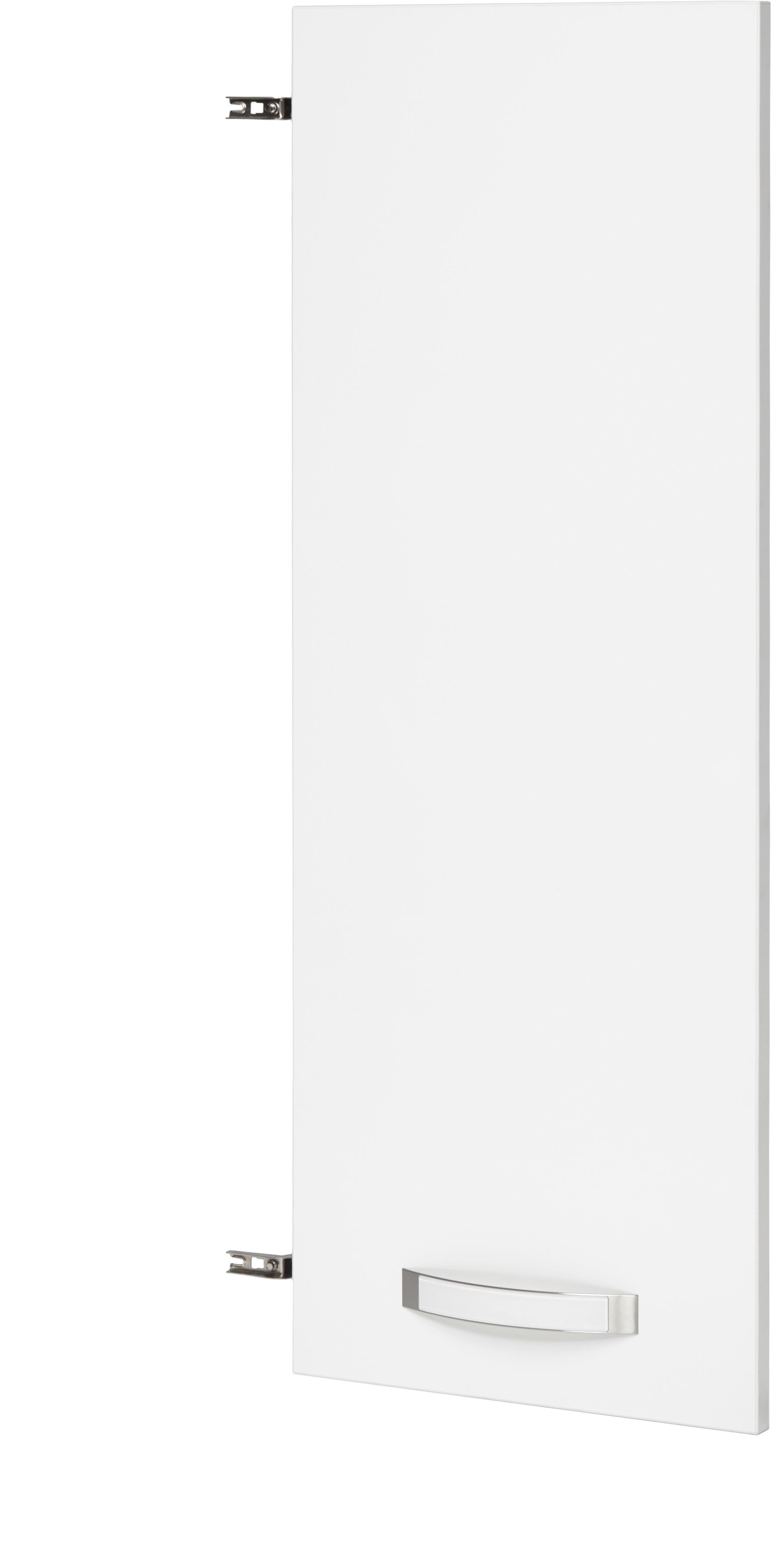 Tür in Weiss Hochglanz - Weiss, Modern, Holzwerkstoff/Kunststoff (39.4/105.3/1.8cm) - Premium Living