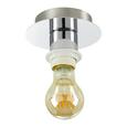 Deckenleuchte Lara, max. 60 Watt - Silberfarben, Metall (16/18cm) - Mömax modern living Deckenleuchte Lara, max. 60 Watt - Silberfarben, Metall (16/18cm) - Mömax modern living