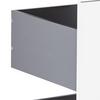 LÅDSET UNIT -BASED- - vit högglans, Modern, trämaterial (45,3/83/47cm) - Based