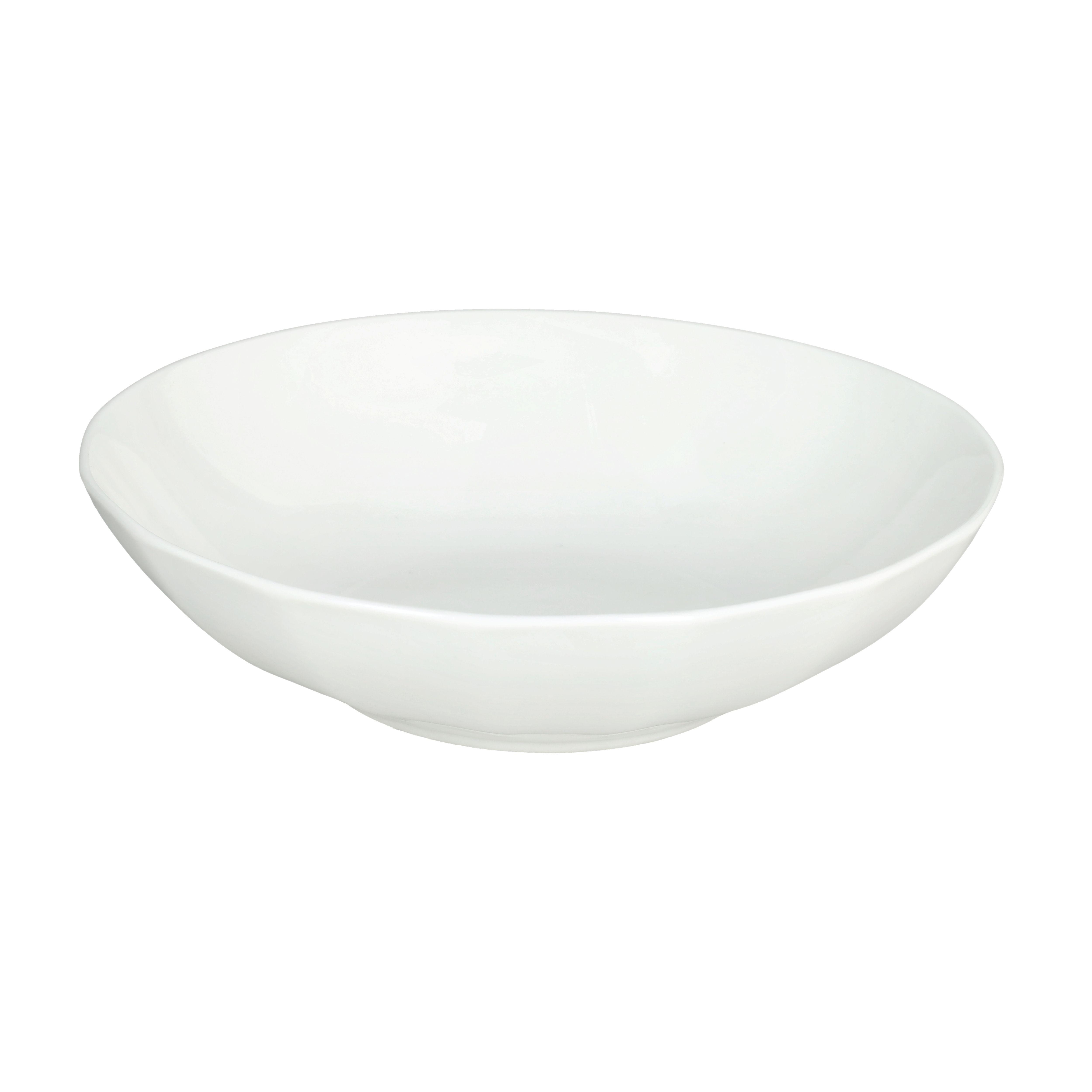 Zdjela Za Salatu Queen Bianco - bijela, Basics, keramika (24/24/8cm) - Tognana