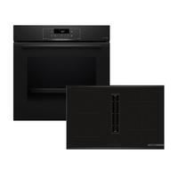 Backofenset HBD47LUTZ5 - Schwarz, Glas/Metall - Bosch