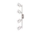 Strahler Kerstin, max. 4x4,2 Watt - KONVENTIONELL, Kunststoff/Metall (69/17,6cm) - MÖMAX modern living