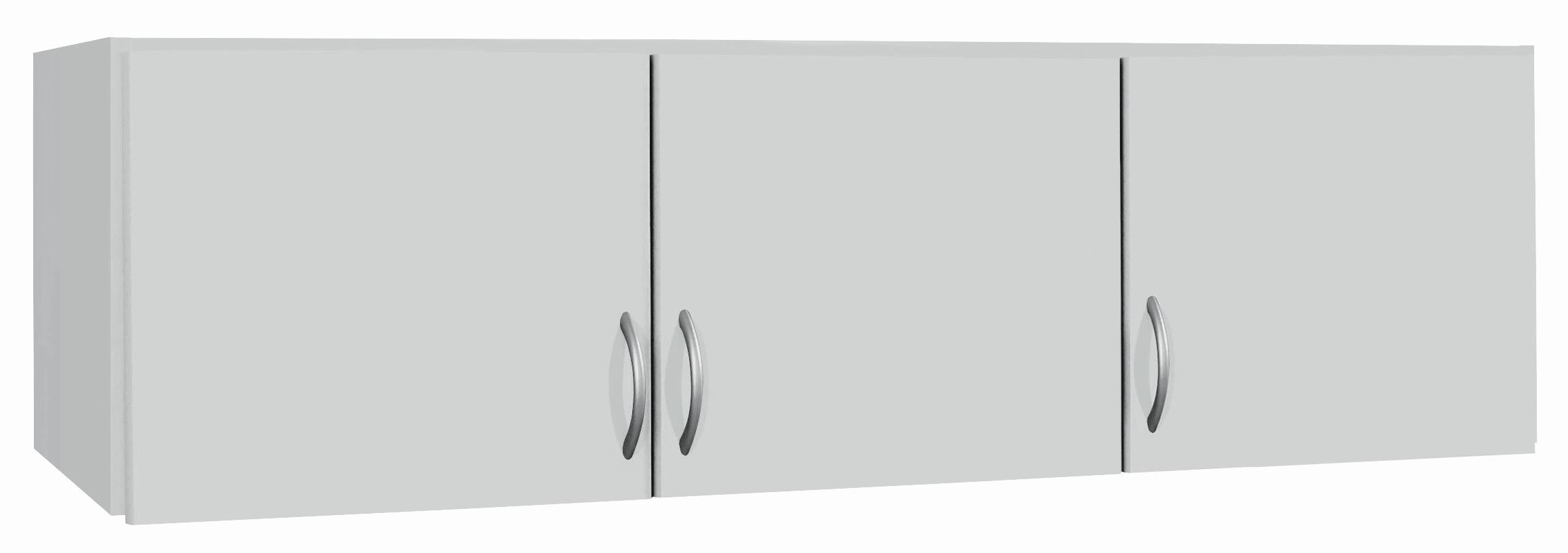 Nastavek Za Omaro Case, Bela - srebrne barve/bela, Design, umetna masa/leseni material (136/39/54cm) - Carryhome