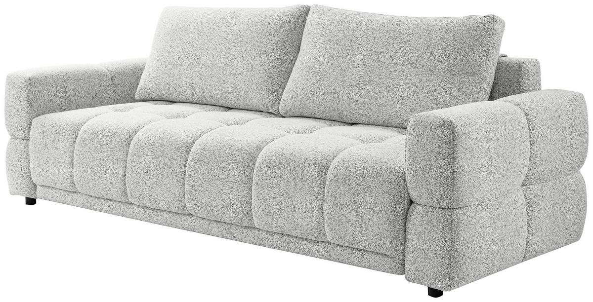 Trosjed Na Razvlačenje Dante - siva/crna, Moderno, tekstil/plastika (241/72-88/101cm) - Modern Living