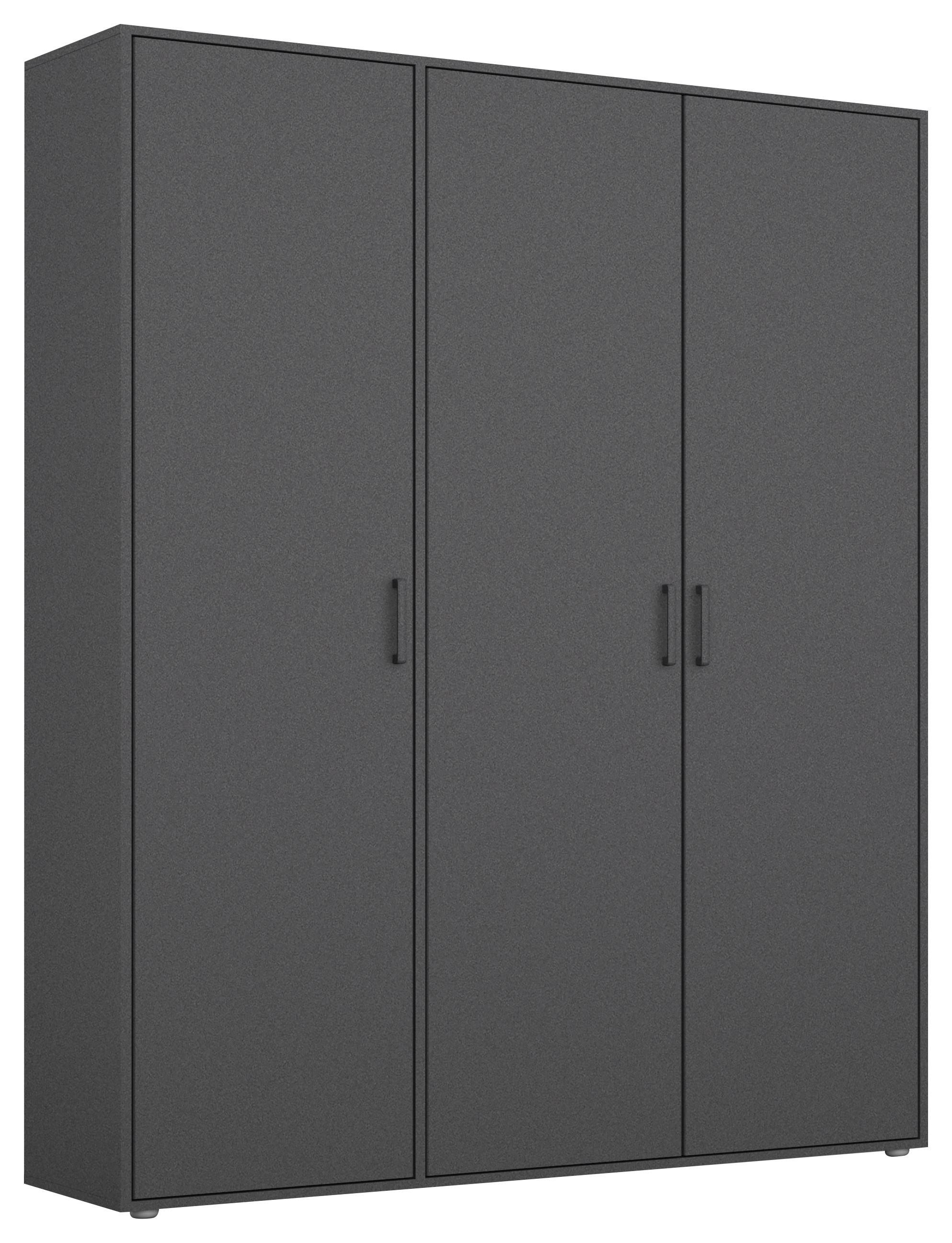 Ormar S Klasičnim Vratima Voyager - siva, Moderno, drvni materijal/plastika (140/194/53cm) - Modern Living