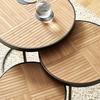 SIDOBORD SET CAN - svart/naturfärgad, Lifestyle, metall/trämaterial (47/50/47cm) - Mömax
