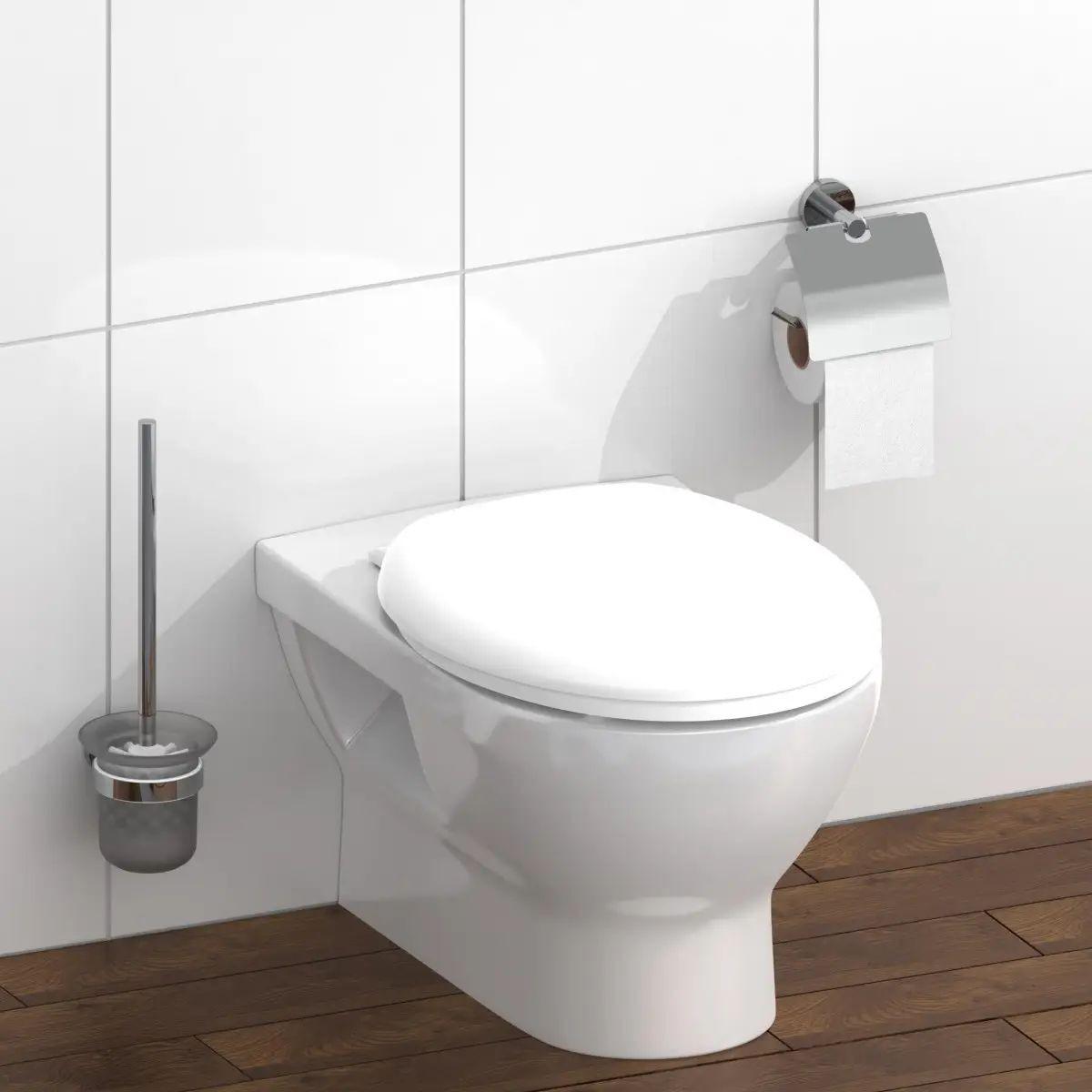 Capac WC Luka - alb, plastic (37.3/5.7/45cm) - Schütte