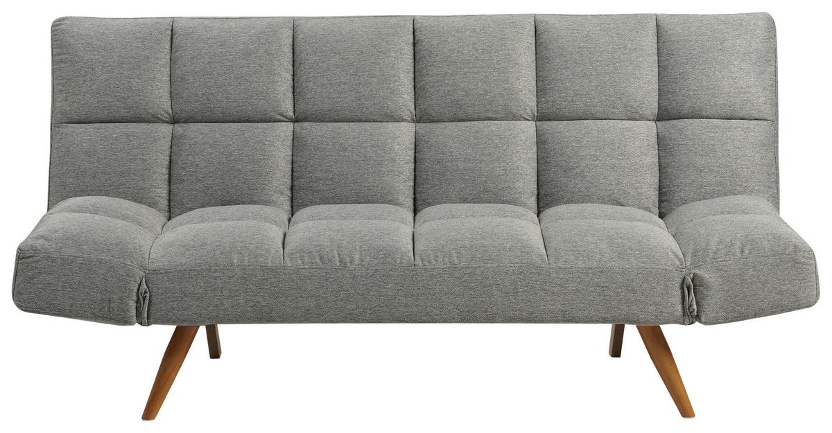 SOFA Z FUNKCJĄ SPANIA ASHTON - kolor naturalny/jasnoszary, Design, metal/tkanina (182/87/82cm) - Livetastic