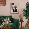 TAVLA ELENA - multicolor/guldfärgad, papper/trämaterial (50/70cm) - Mömax