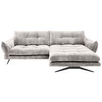 Kutna Garnitura Baxter - siva/crna, Moderno, tekstil/metal (280/68-87/177cm) - Premium Living