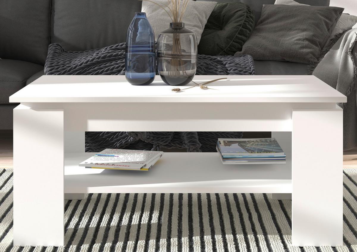 Klubska Miza Titan, Bela, 100x60 - Design, leseni material (100/60/45cm) - MID.YOU