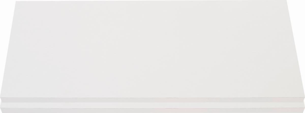 Polica Mika - bijela, Konvencionalno, drvni materijal (86,8/3,2/45cm) - Modern Living