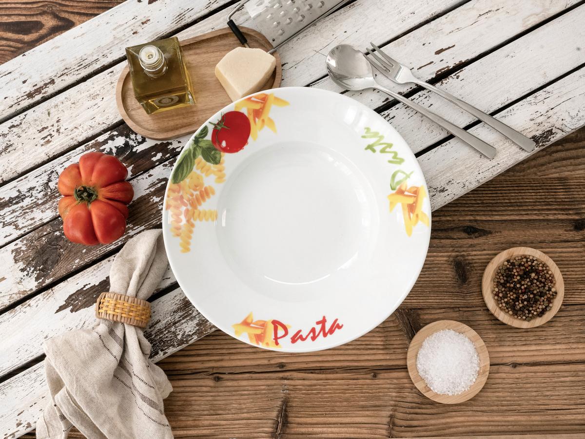 Set Krožnikov Za Testenine Milano, 4-Delni - večbarvno, Basics, keramika (27cm) - Creatable