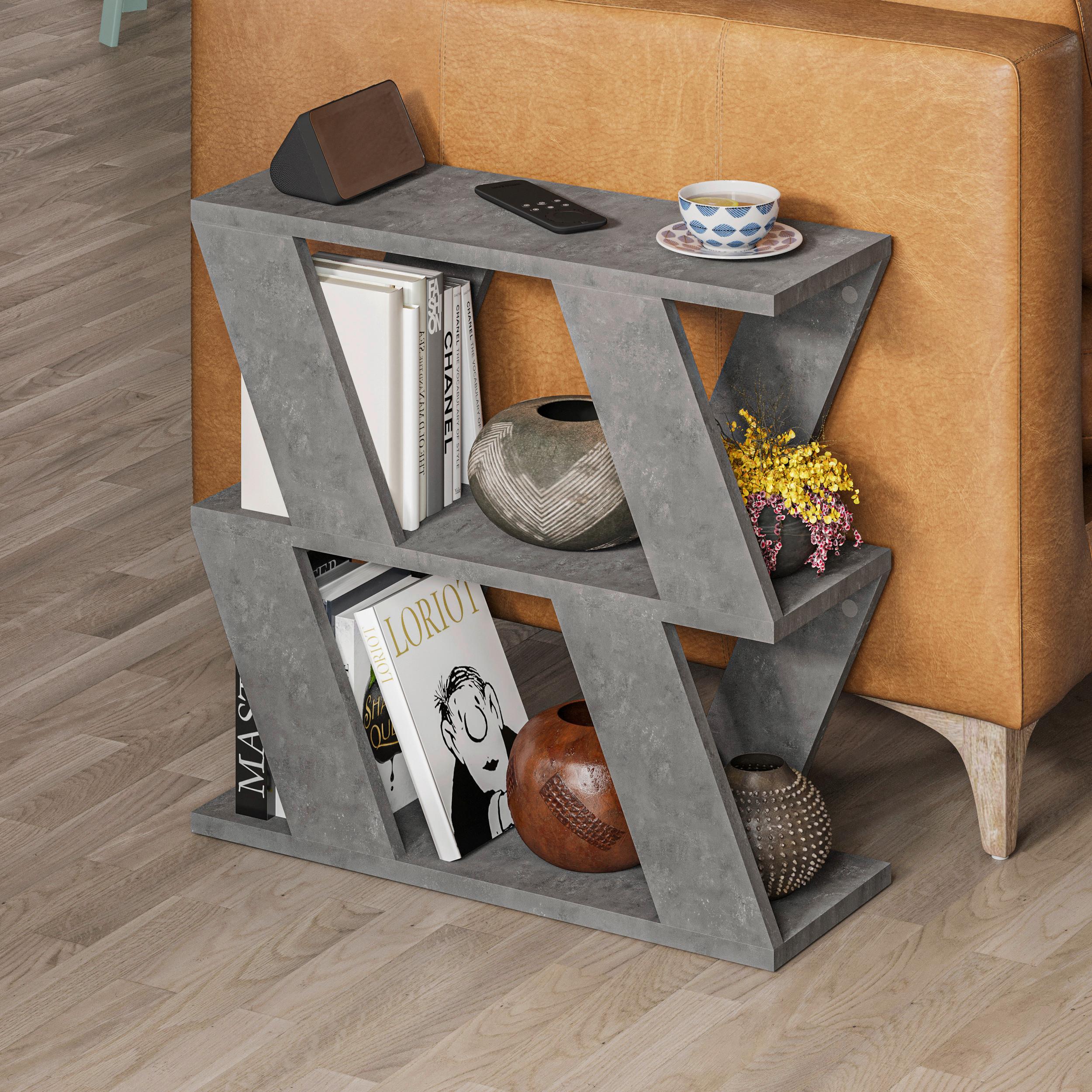 Mizica Lazena - siva, Design, leseni material (60/56/22cm) - Livetastic