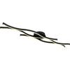 LED-TAKLAMPA RELO - opal/svart, Modern, metall/plast (107,6/18/6cm) - Mömax