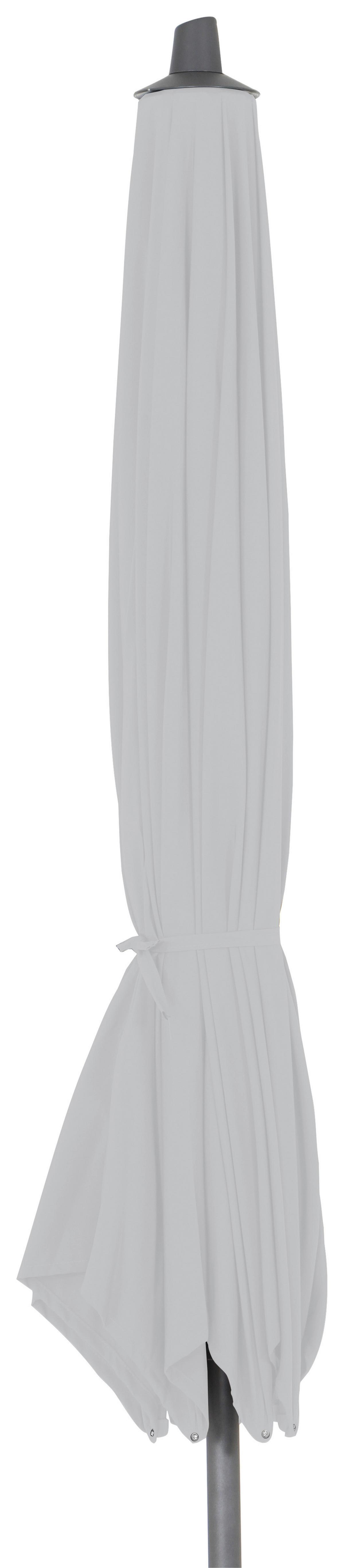 Sonnenschirm Ø 300 H: 238 cm Anthrazit/Grau - Anthrazit/Grau, KONVENTIONELL, Textil/Metall (300/300cm) - Siena Garden