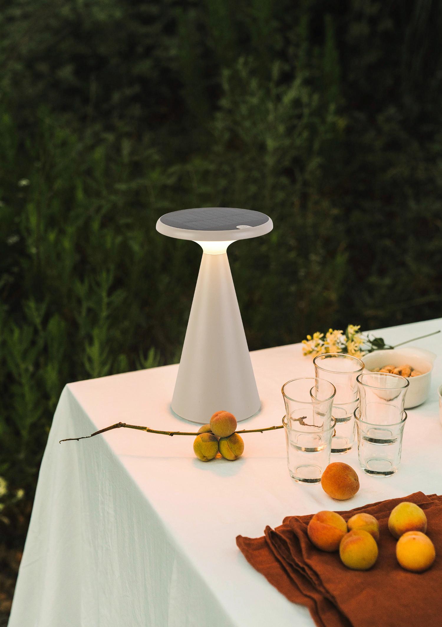 Zunanja Led-svetilka Hiro - črna/peščene barve, Moderno, umetna masa (11,5/20,3cm) - Modern Living
