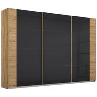 Ormar S Kliznim Vratima Artemis - hrast Artisan/antracit, Moderno, staklo/drvni materijal (271/210/62cm) - Modern Living