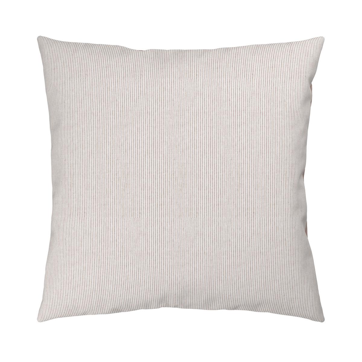 Bettwäsche Chambray Stripes Weiß/Beige ca. 135x200cm - Beige/Weiß, MODERN, Textil (135/200cm) - Mömax