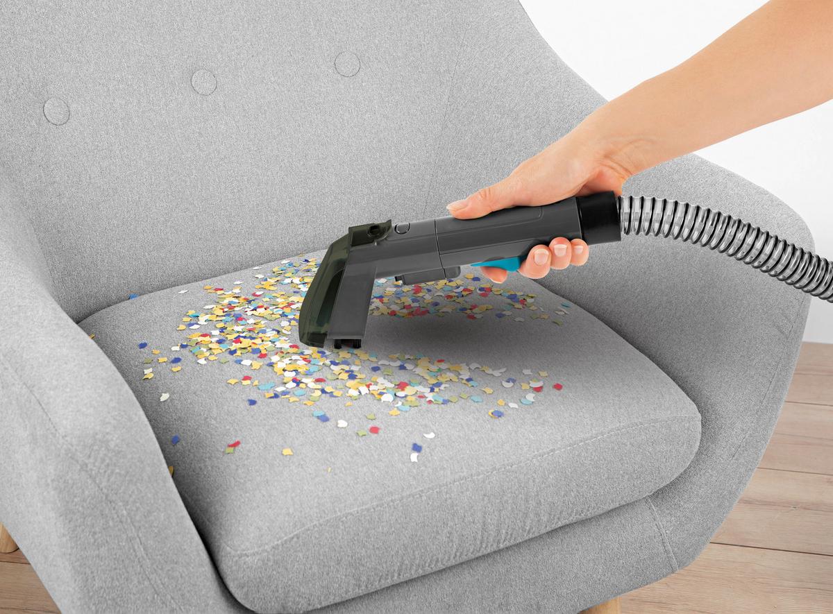 Polsterreiniger Cleanmaxx Blau/Grau max. 350 Watt - Blau/Grau, Basics, Kunststoff (26/22/27cm)