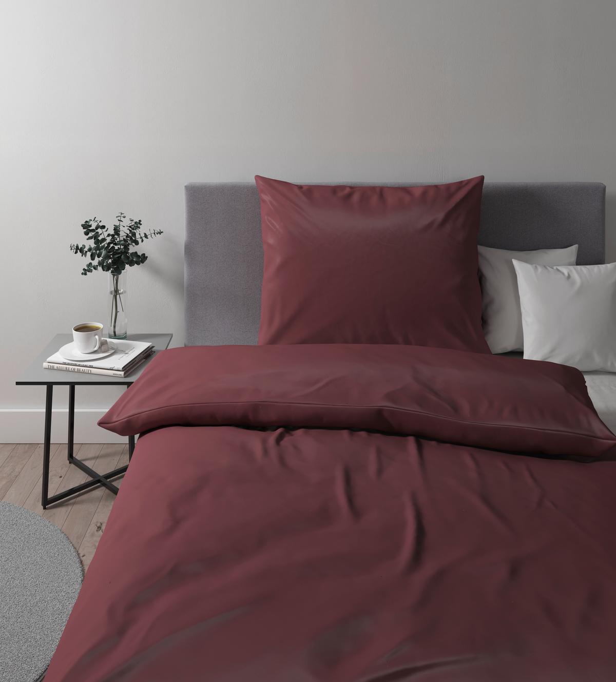 Ágyneműhuzat-garnitúra Alex Uni - szeder, Modern, textil (140/200cm) - Premium Living