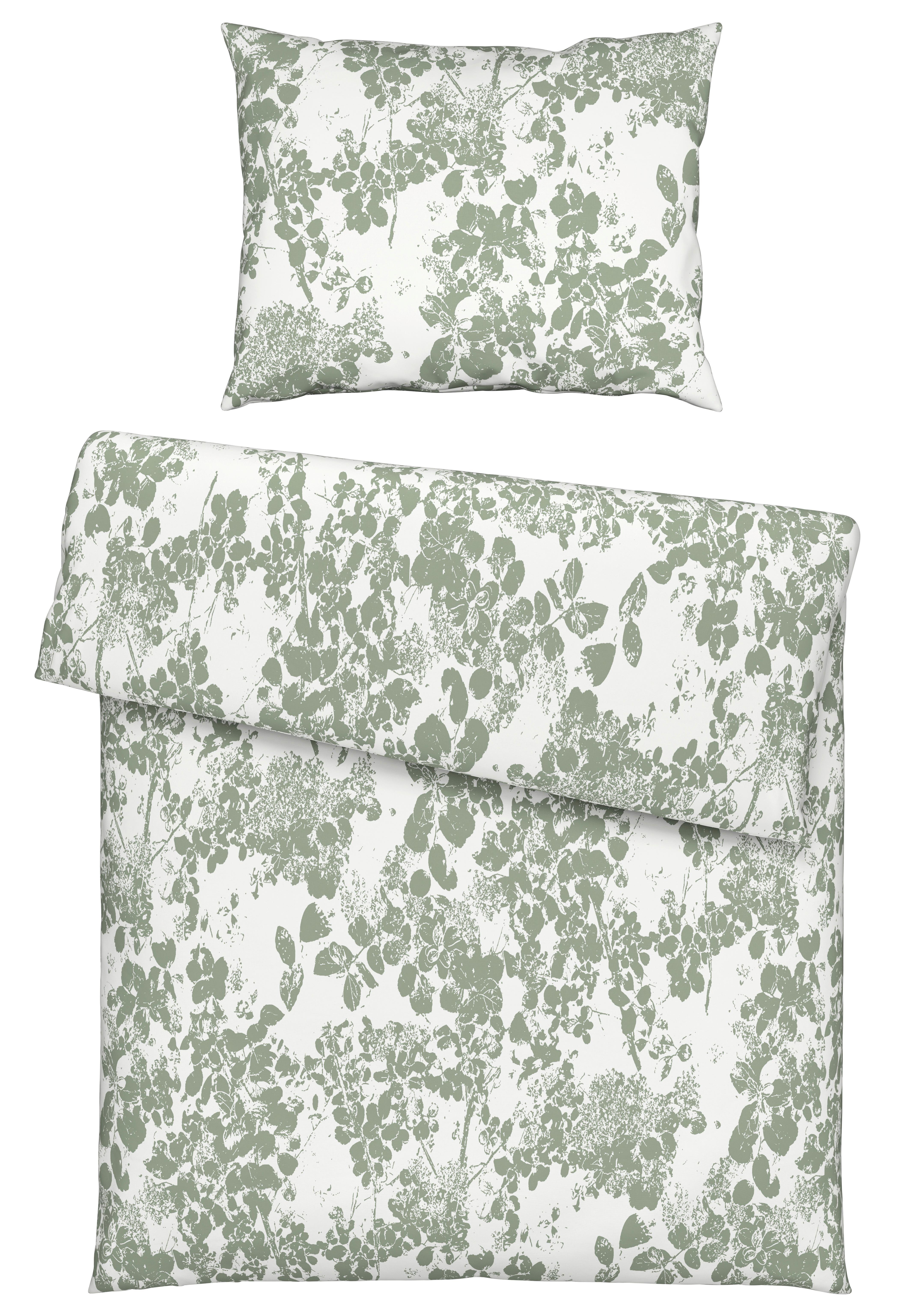 Ágyneműhuzat-garnitúra Skuggan - zsályazöld, Romantik / Landhaus, textil (140/200cm) - Modern Living