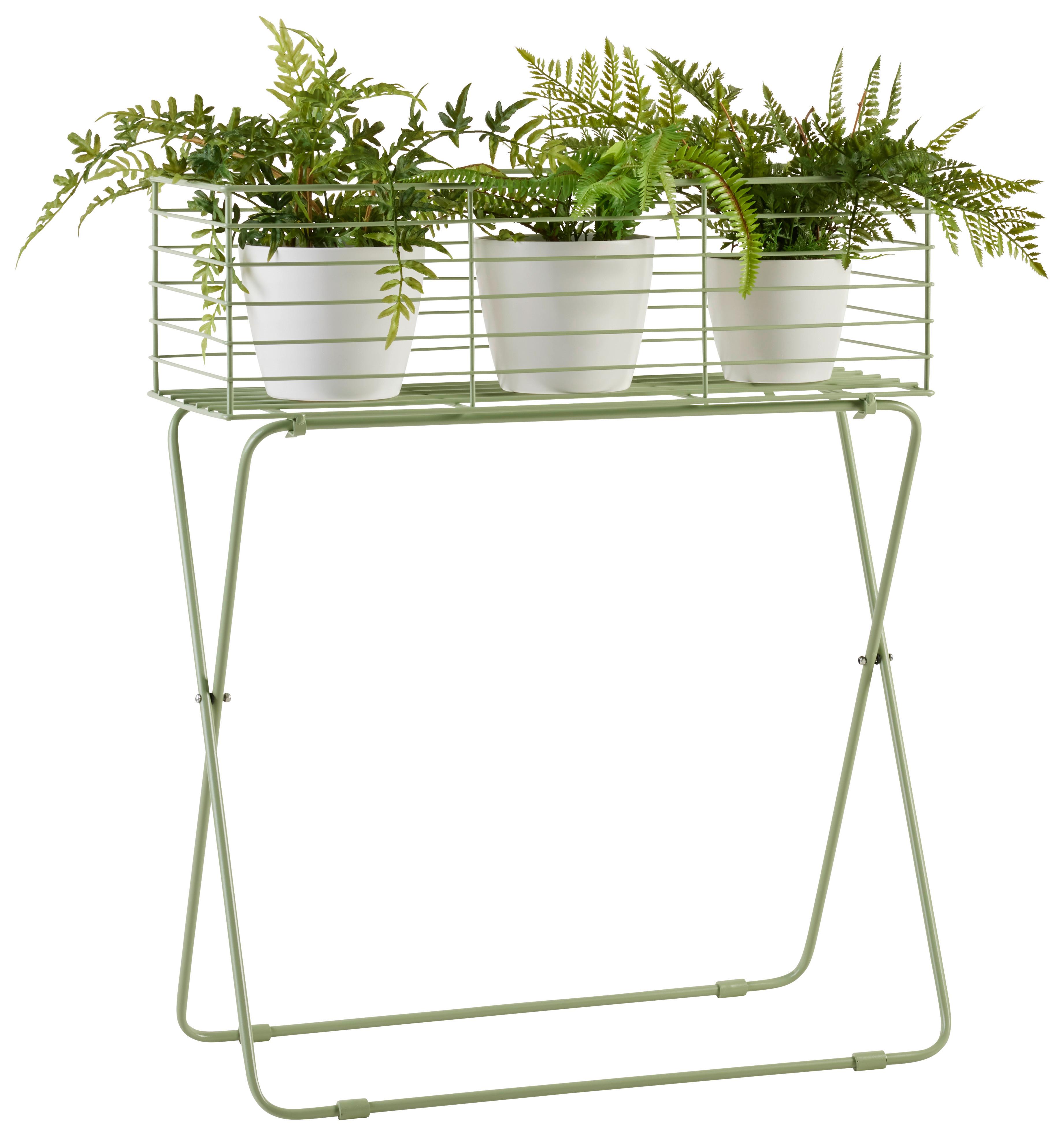 Ghiveci GREEN TIMES I -PAZ- - verde pastel, Basics, metal (60/72/24cm) - Modern Living