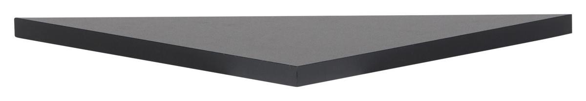 Kutna Zidna Polica Skate - antracit, Moderno, drvni materijal (35/1,8/35cm) - Modern Living