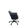 SNURRSTOL VALLETTA - svart/antracit, Klassisk, metall/textil (63/82-88/61cm) - Premium Living