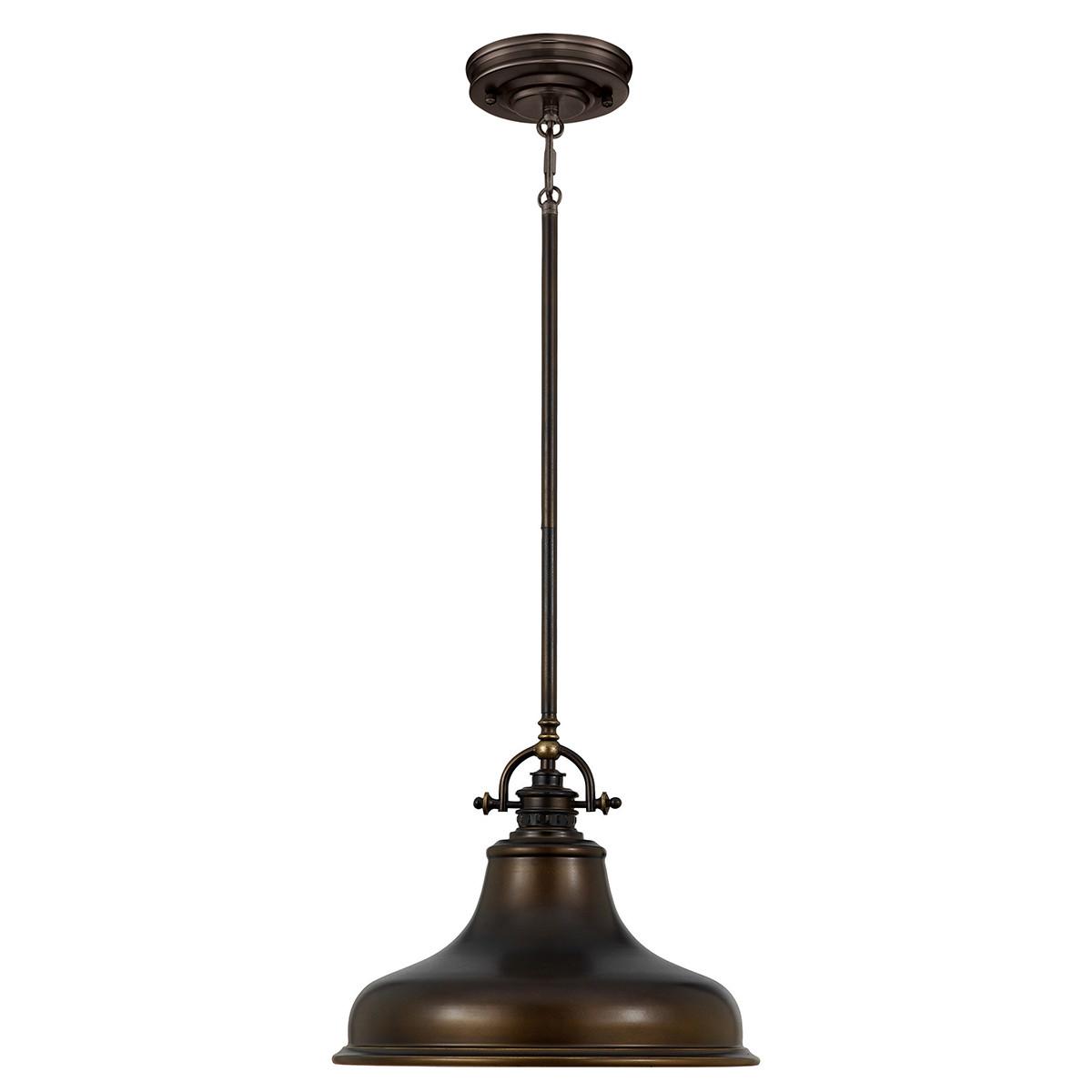 Viseća Svjetiljka Qz-Emery - brončane boje, Design, staklo/metal (28.4/37.7cm)