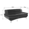 Trosjed Sofa Atlantis - bijela/tirkizna, Modern, tekstil (198/81/89cm) Trosjed Sofa Atlantis - bijela/tirkizna, Modern, tekstil (198/81/89cm)