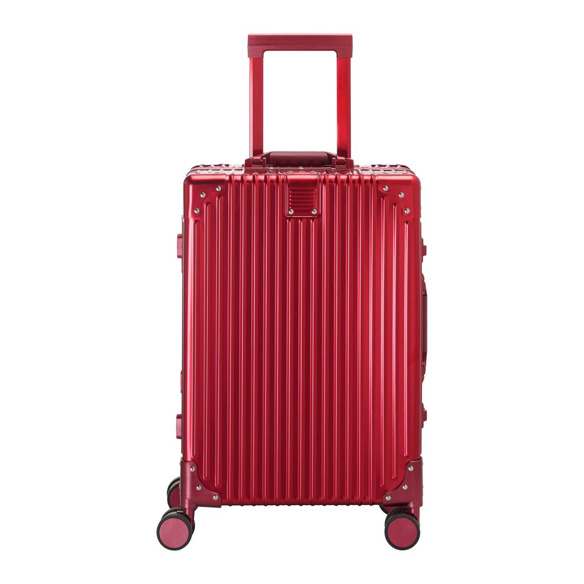 Reisekoffer Dubai Rot - Rot, KONVENTIONELL, Metall (56/36/22cm) - Mömax